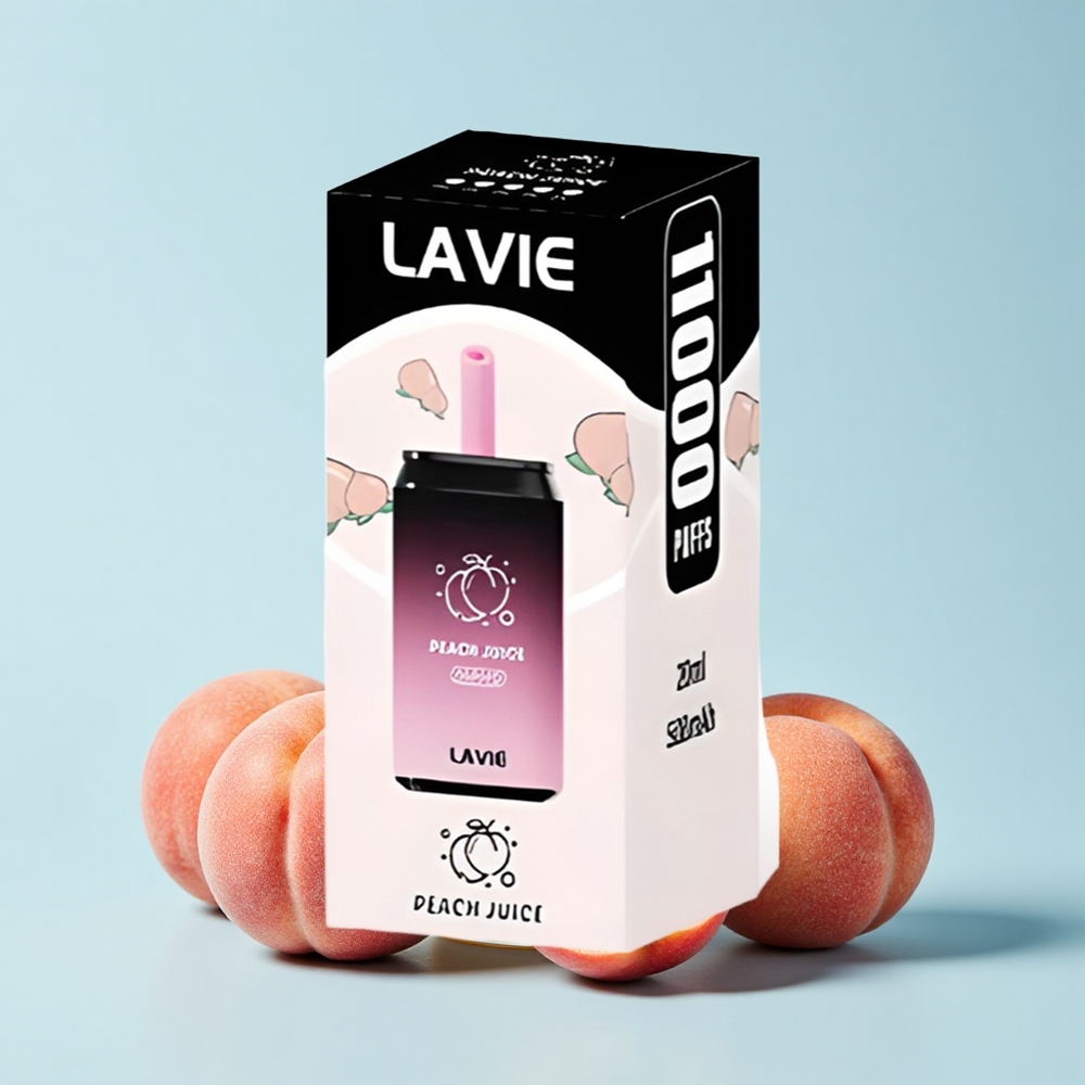 LAVIE Aurora 11000 Pūšanas Persiku Sula 22mL 5% Type-C Uzlāde