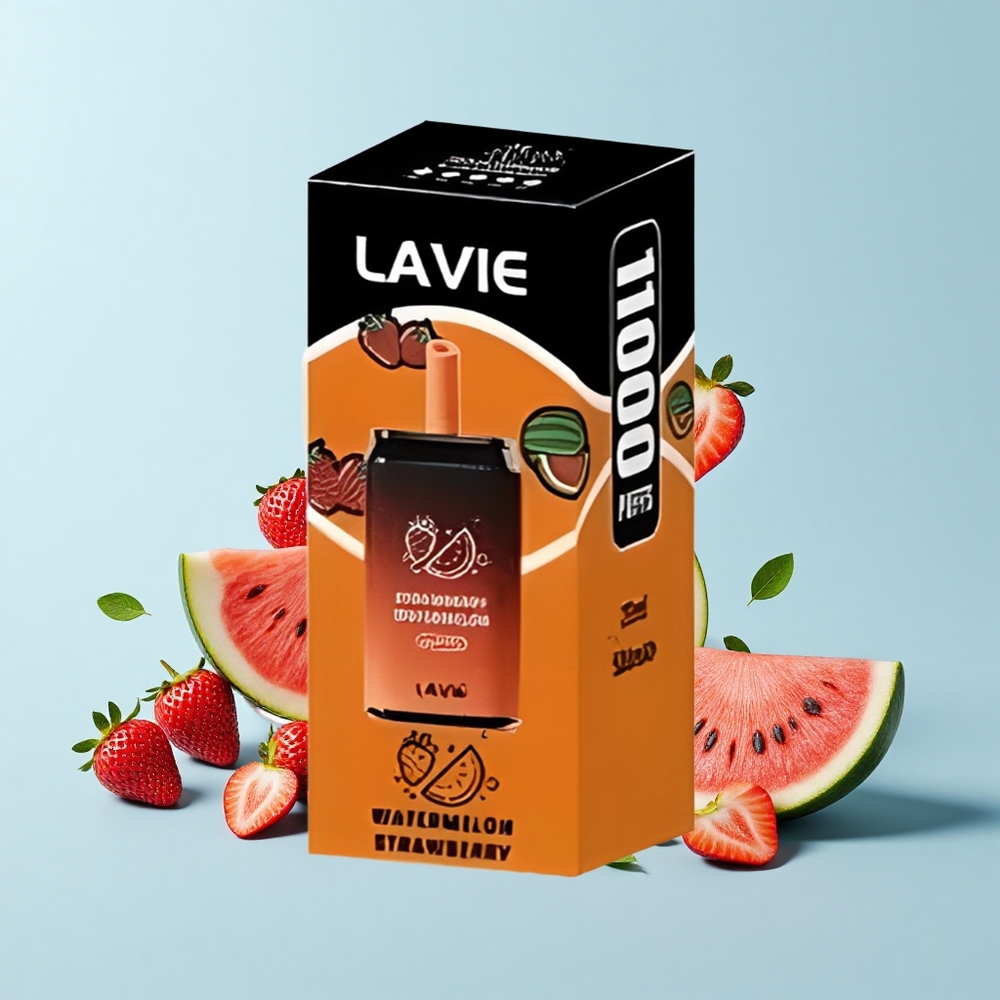 LAVIE Aurora 11000 Pūšanas Zemeņu Arbūzs 0% 22mL 650mAh Type C