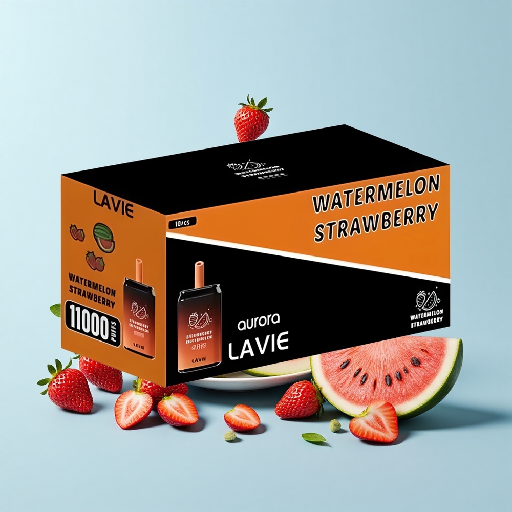 LAVIE Aurora 11000 Pūšanas Zemeņu Arbūzs 0% 22mL 650mAh Type C