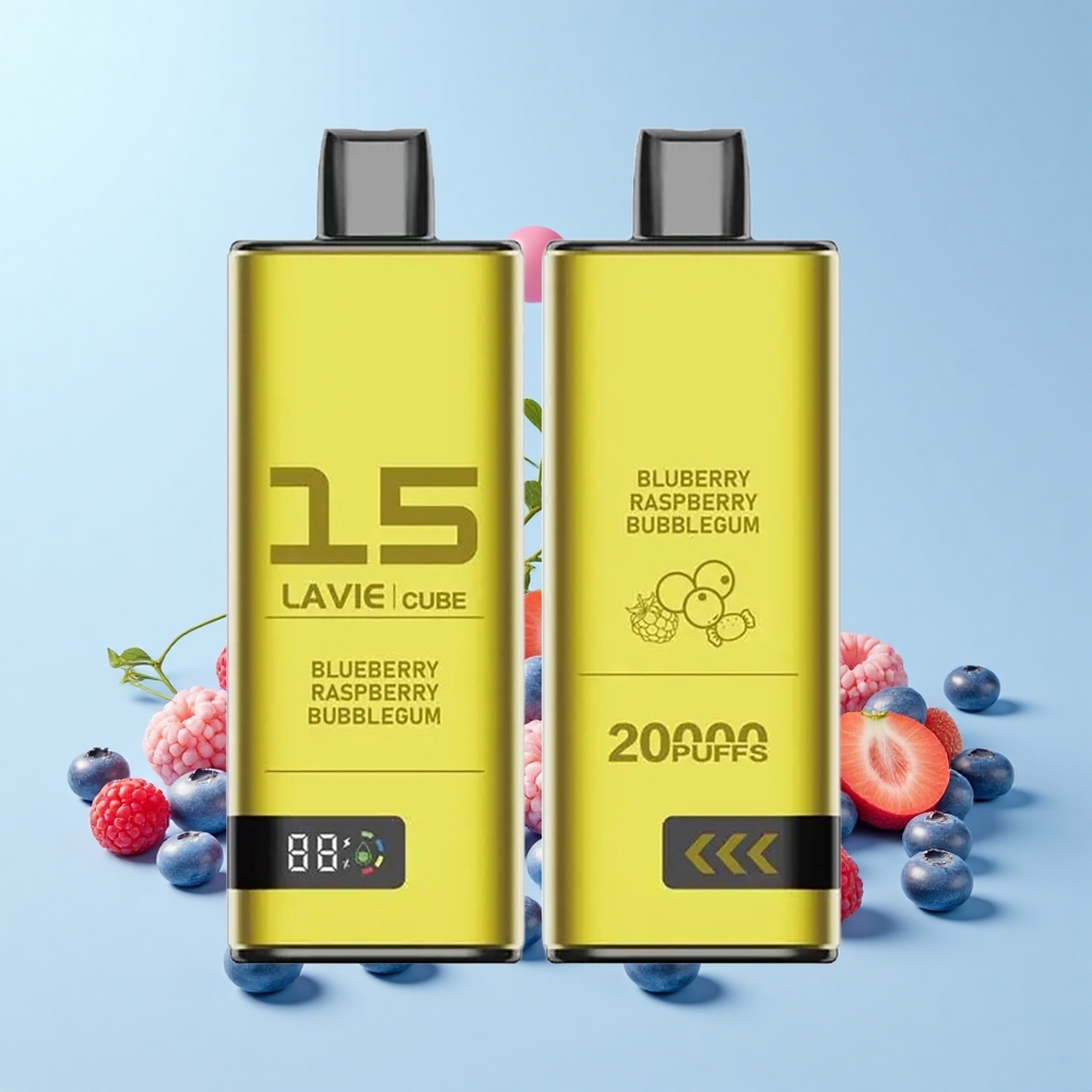 Lavie Cube 20000 Pūšas Vienreizējās Lietošanas Vape Melleņu Aveņu Sīrupa
