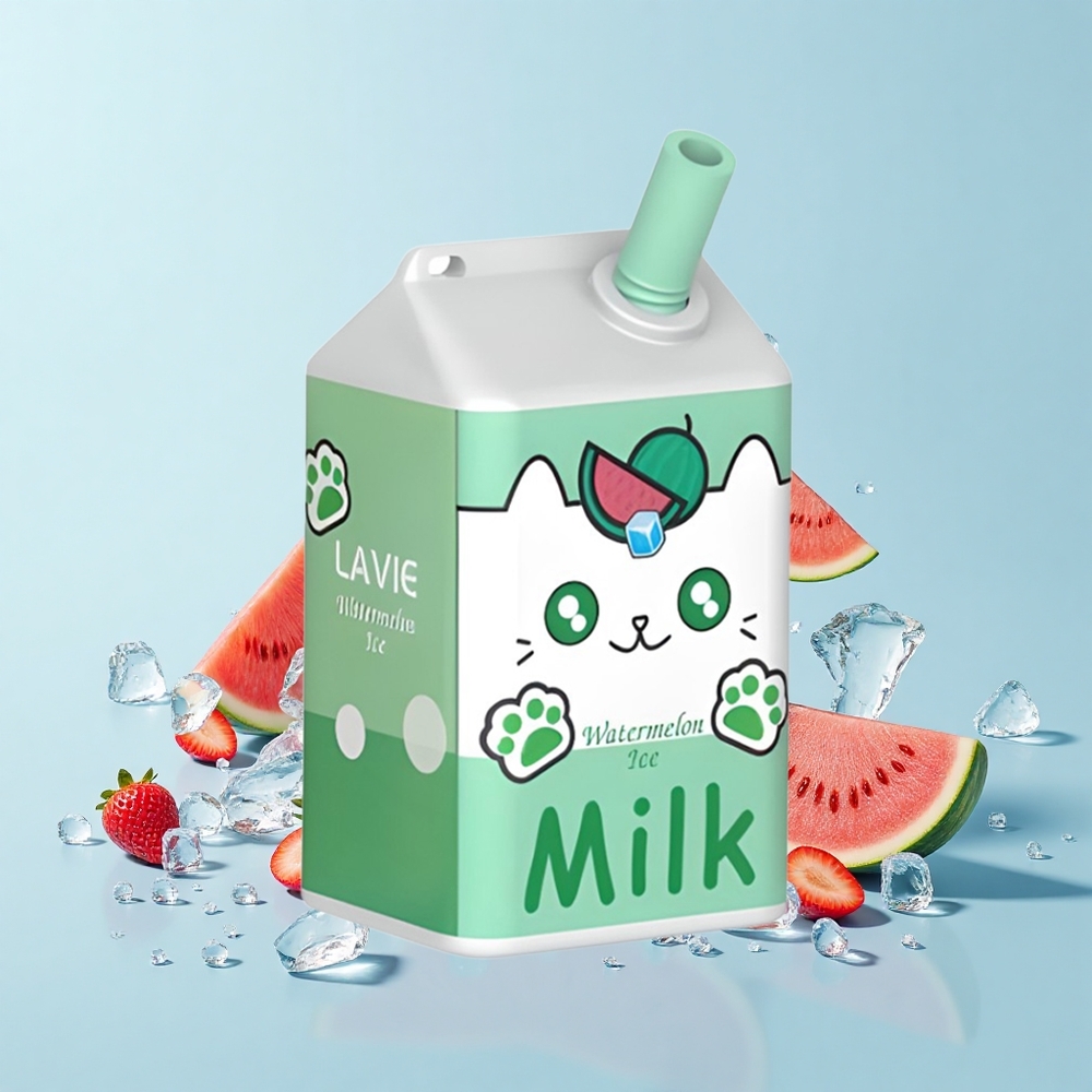 Lavie Milk 7000 Pūti Arbūza Ledus 0% Nikotīna 16mL eŠķidrums 600mAh