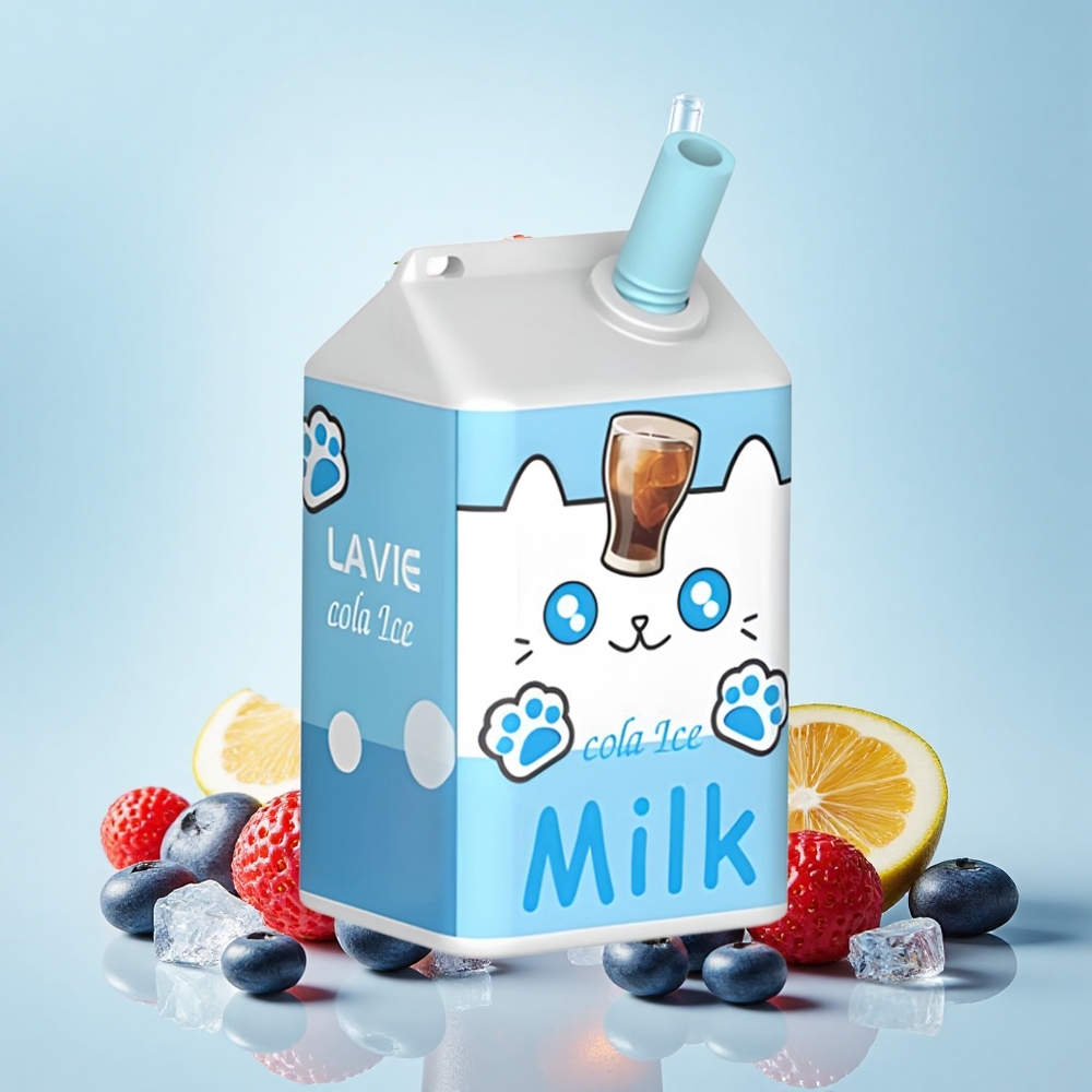 Lavie Milk 7000 Pūšu Kolas Ledus 0% Nikotīna 16mL 600mAh Type C