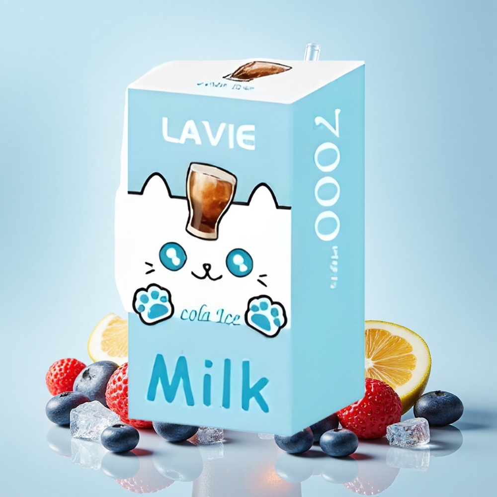 Lavie Milk 7000 Pūšu Kolas Ledus 0% Nikotīna 16mL 600mAh Type C