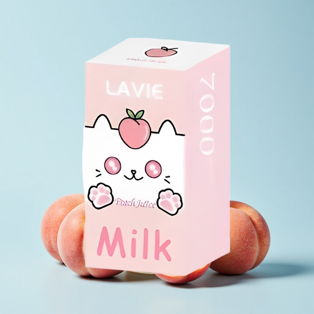 Lavie Milk 7000 Pūšu Persiku Sula 16mL 600mAh Type-C