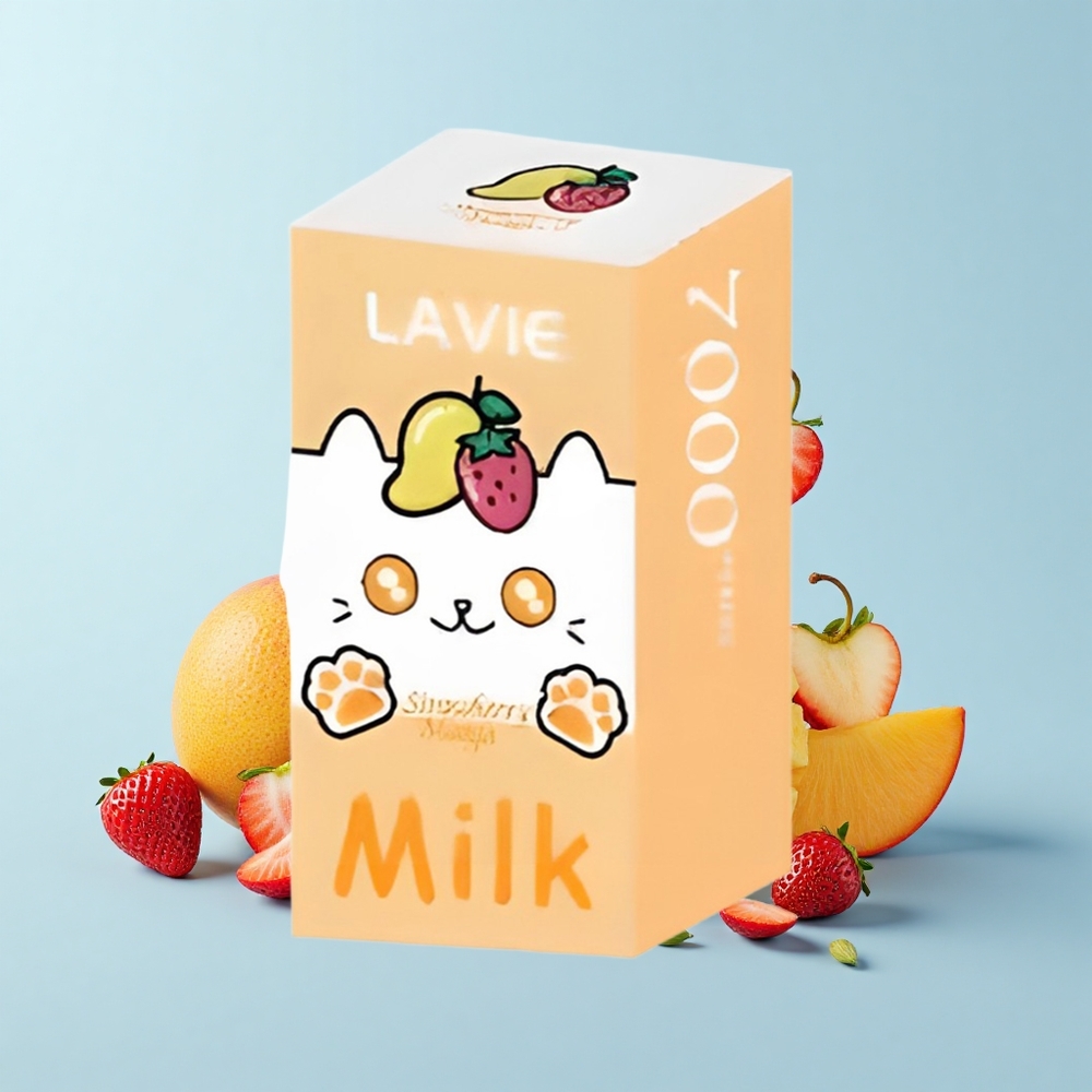 Lavie Milk 7000 Pūšu Zemeņu Manga 16mL 5% 600mAh Type C