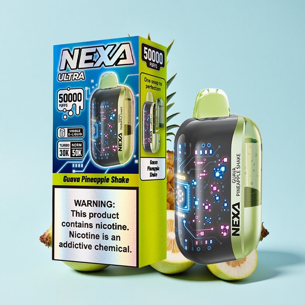 NEXA Ultra 50K 50000 Iekšējā Kapacitāte 20mL Guava Ananāsu Kokteilis