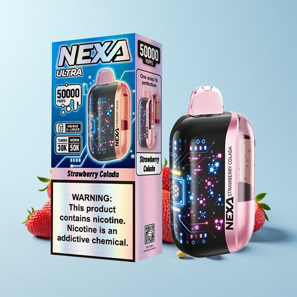 NEXA Ultra 50K 50k Pūšu Zemeņu Kolāda 20mL 800mAh 5% 0.9ohm