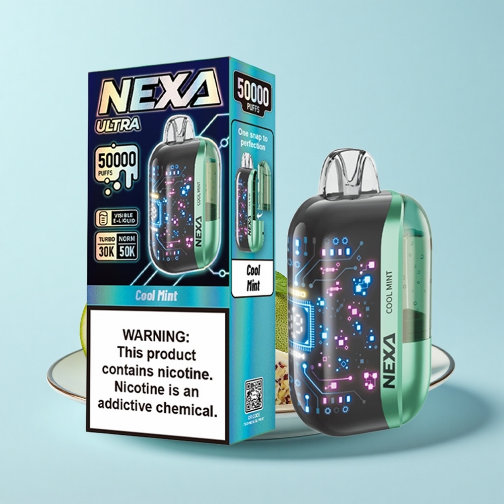 NEXA Ultra 50K Pūti Atdzesējošā Mētra 20mL 800mAh 5% 0.9ohm