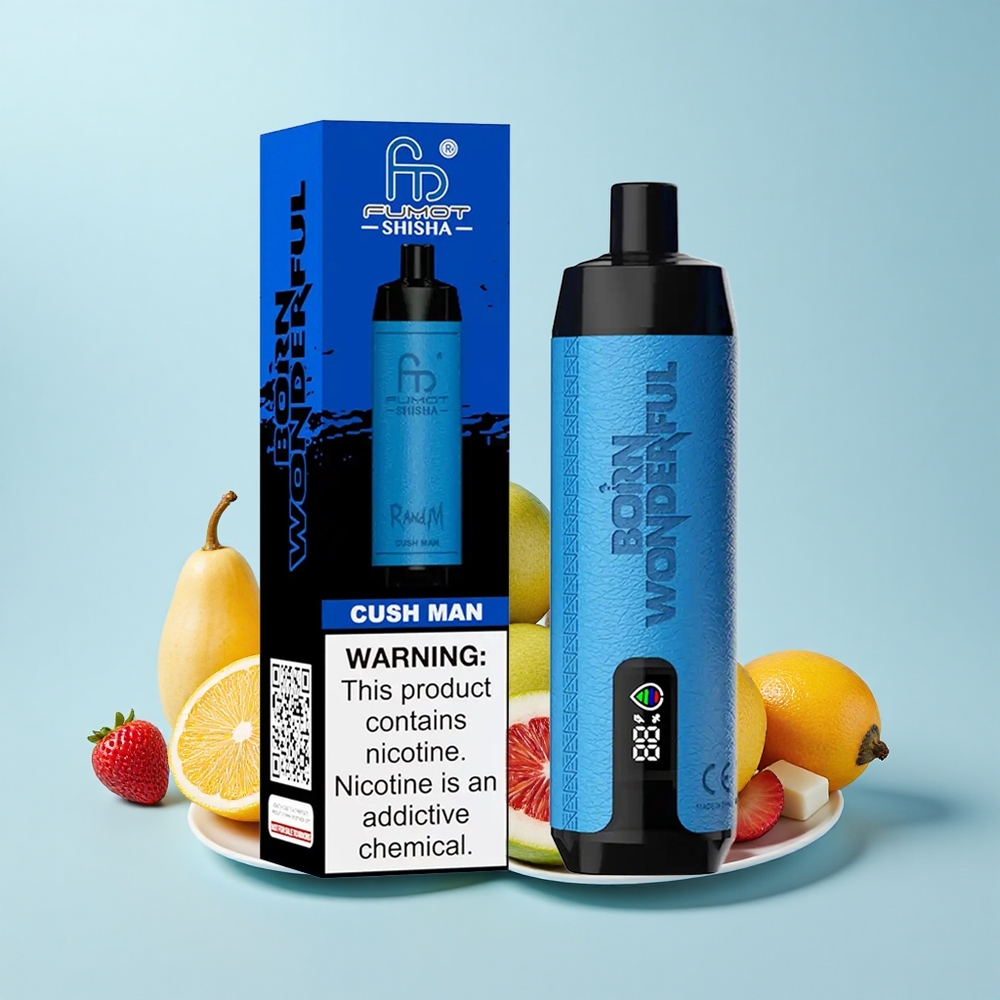 RandM Fumot Shisha 10000 Pūšas Vienreizējās Lietošanas Vape Cūka Cilvēks LED Rādītājs 18mL 850mAh 0.6Ω Type-C 0.5% Nikotīns
