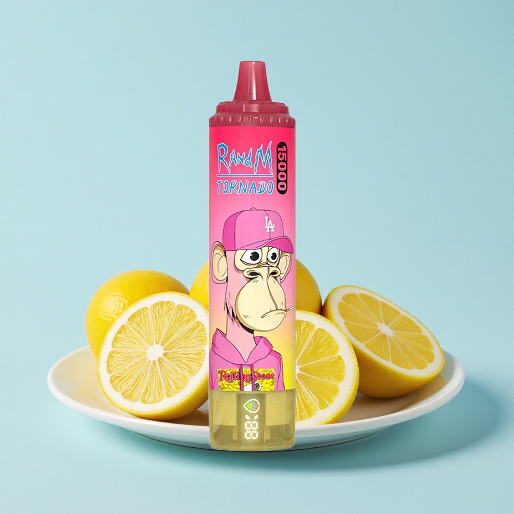 RandM Fumot Tornado 15000 Pūti Citrons 25mL 850mAh 0.9Ω
