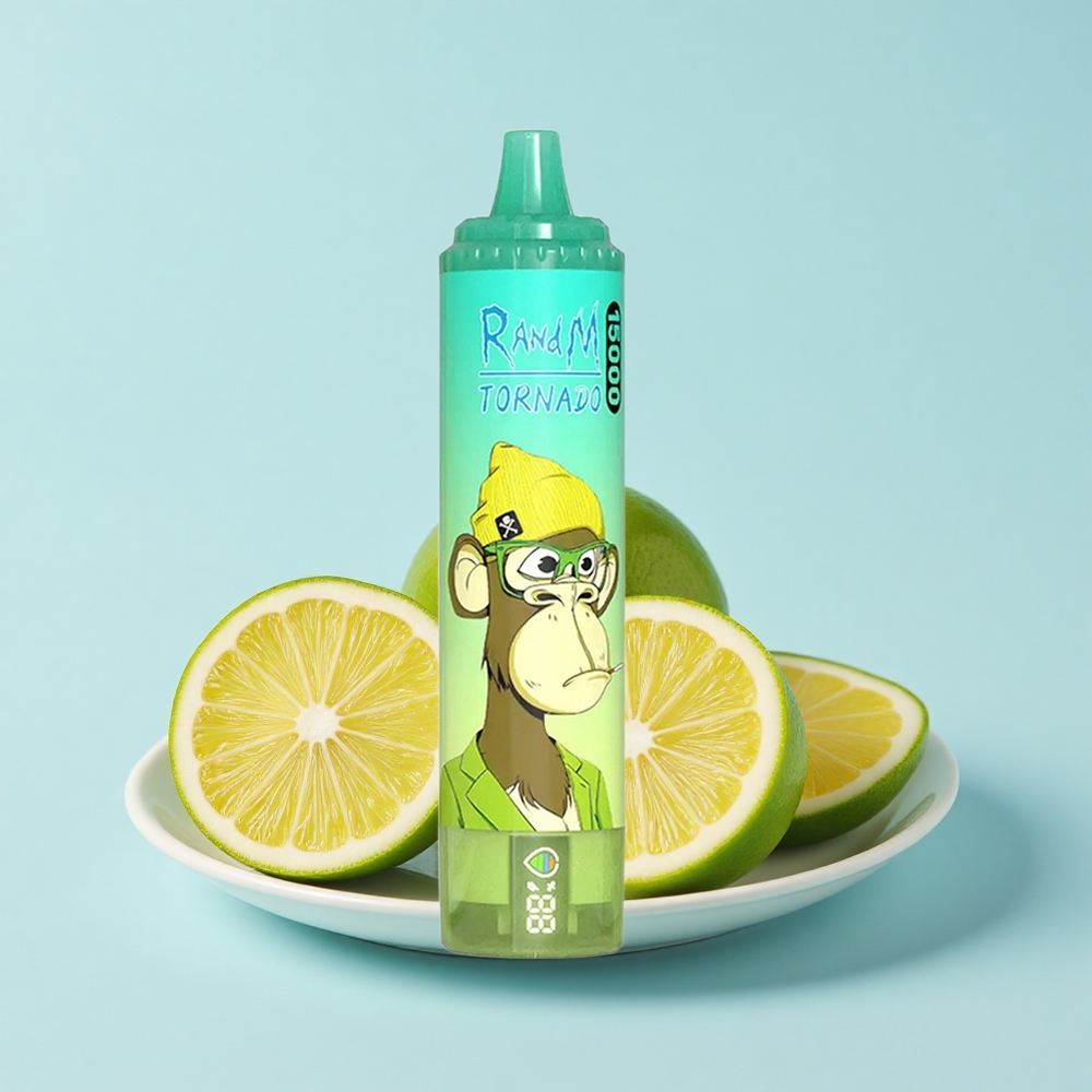 RandM Fumot Tornado 15000 Pūšu Citrons Laima 25mL 850mAh 0.9Ω