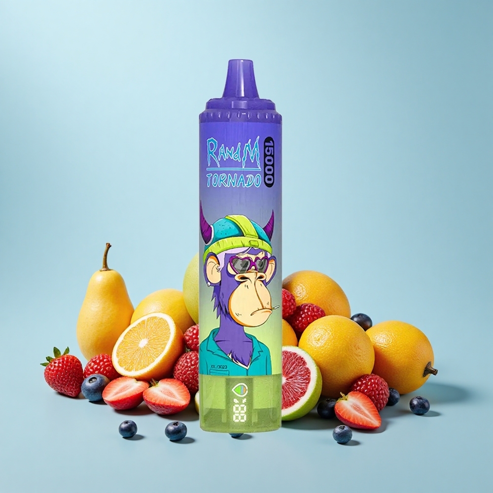 RandM Fumot Tornado 15000 Pūšu Vimto Disposable LCD 25mL 850mAh