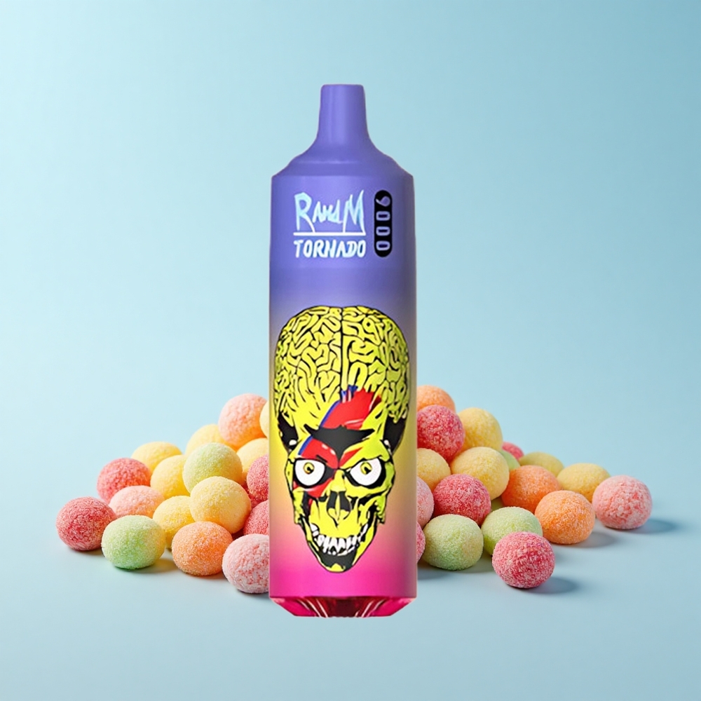 RandM Fumot Tornado 9000 Pūš Skittles (Krāsuains) 850mAh 18mL RGB