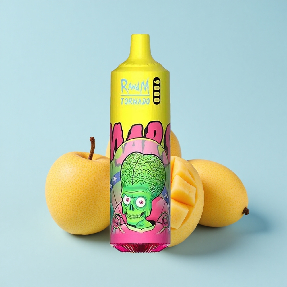 RandM Fumot Tornado 9000 Pūšu Trīs Mango 850 mAh 18 mL RGB
