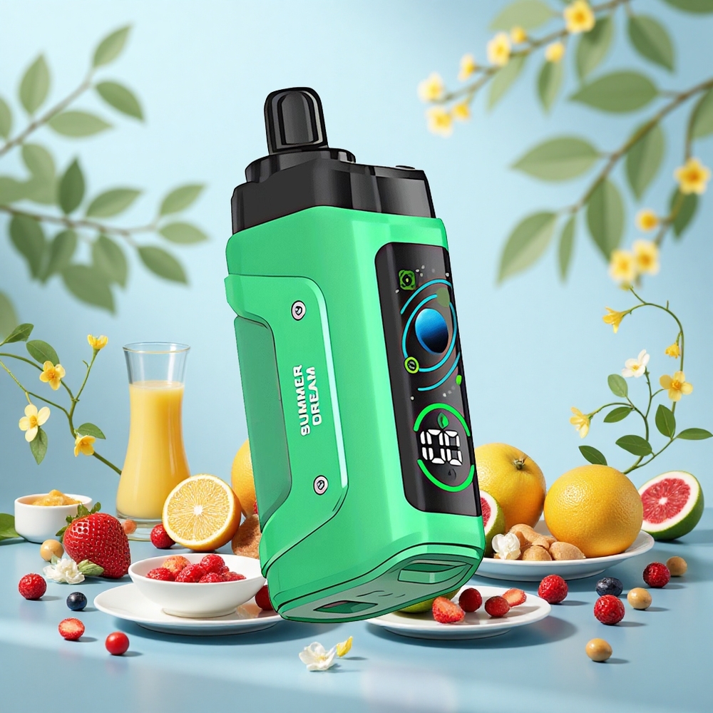 Razz Bar 45000 Pūši Vienreizējās Lietošanas Vape Vasaras Sapnis 1.0 Ohm 20 mg/mL