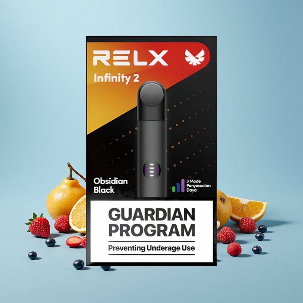 Relx Infinity 2 650pūtas Tumšasteroīds 1.9mL 440mAh USB-C