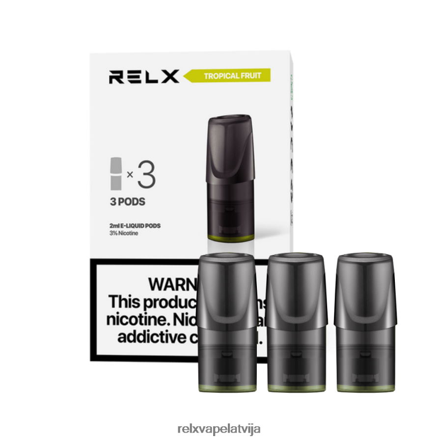 RELX vape Latvija - RELX Classic pākstis tropu augļi-mango 00TBB133
