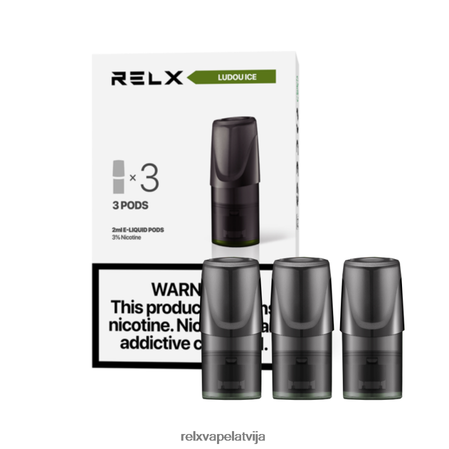 RELX vape disposable - RELX Classic pākstis ludou ledus zaļā pupiņa 00TBB128