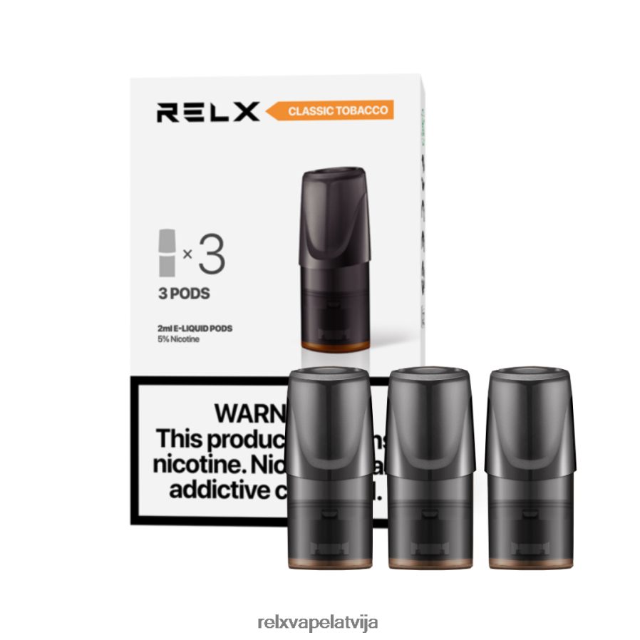 RELX vape pods - RELX Classic pākstis klasiskā tabaka 00TBB122