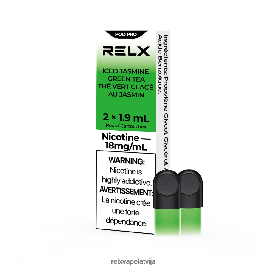 RELX Riga - RELX pod pro - 2 pākstis ledus jasmīna zaļā tēja 00TBB13