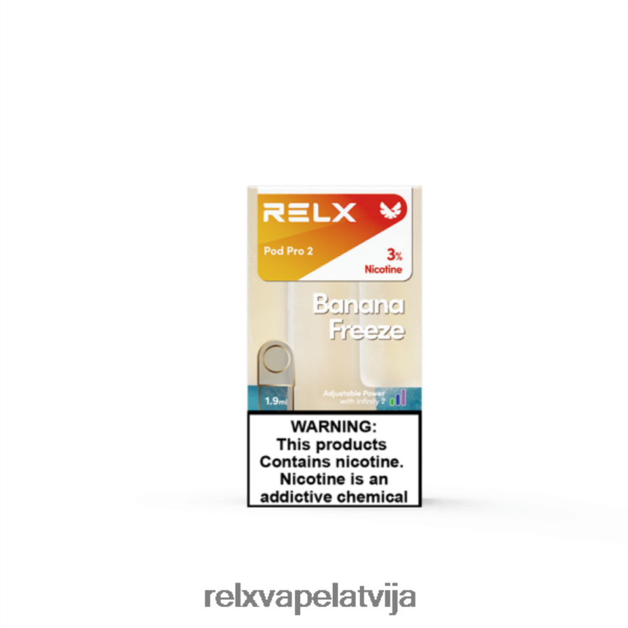RELX e cig - RELX pod pro 2 - 3 pākstis banānu saldēšana 00TBB89
