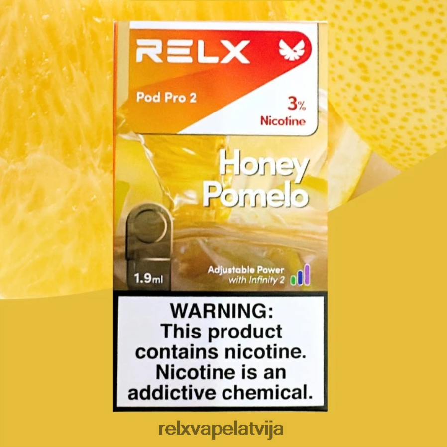 RELX flavors pods - RELX pod pro 2 - 3 pākstis medus pomelo 00TBB120
