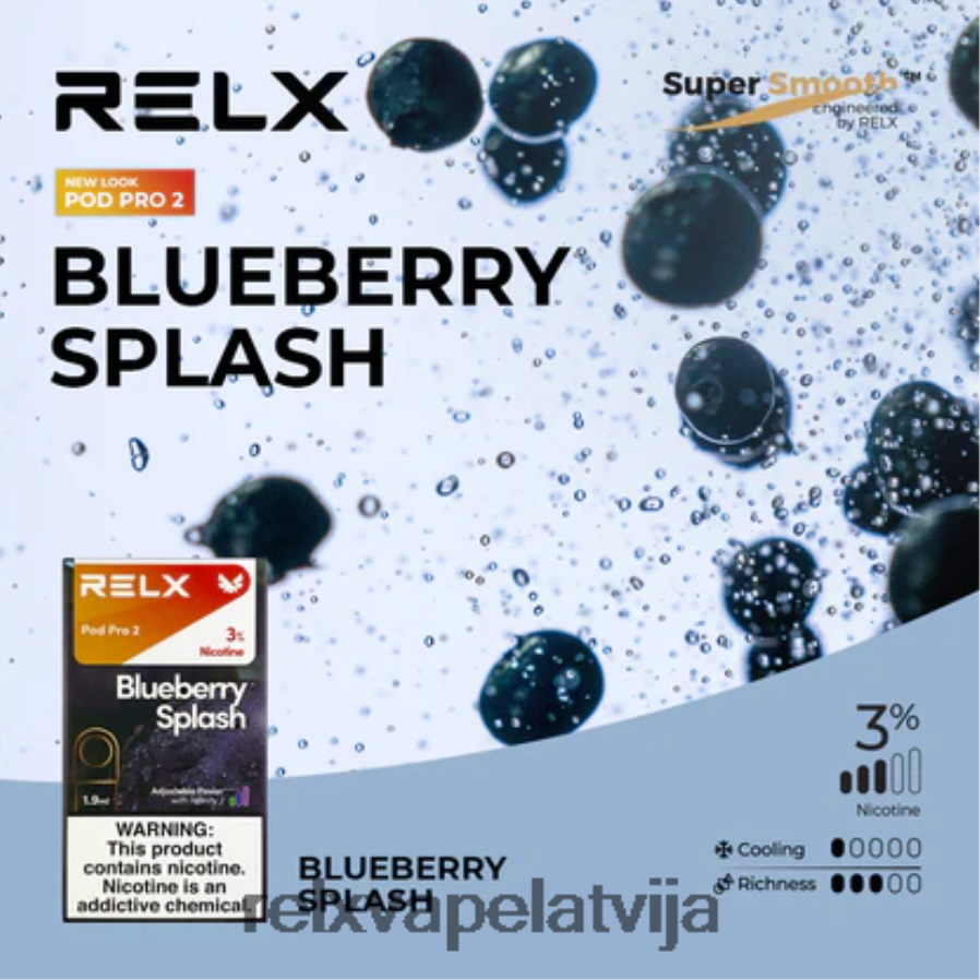RELX flavors pods - RELX pod pro 2 - 3 pākstis melleņu 00TBB90