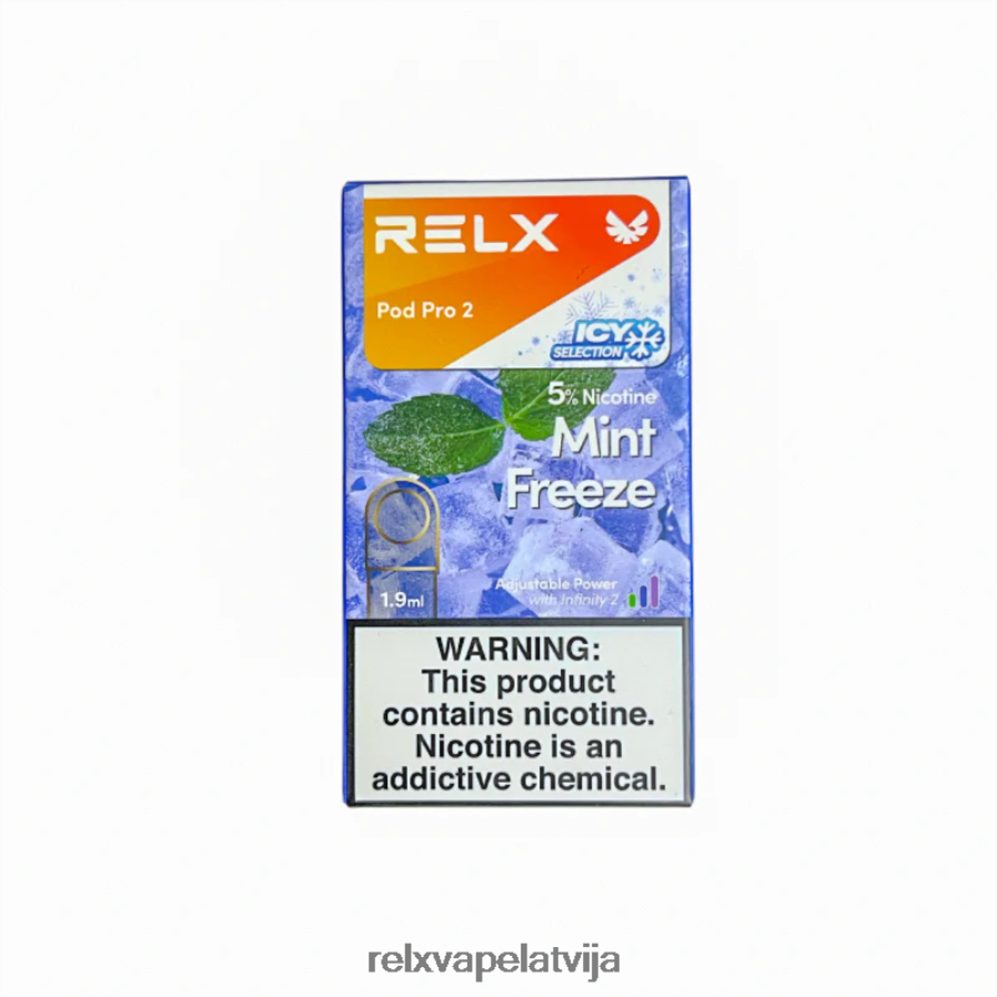 RELX flavors pods - RELX pod pro 2 - 3 pākstis piparmētru saldējums 00TBB100