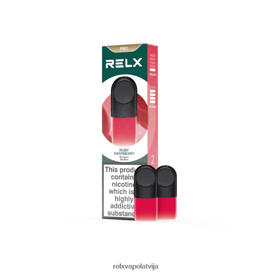 RELX flavors pods - RELX pod pro - 2 pākstis rubīna avenes 00TBB9