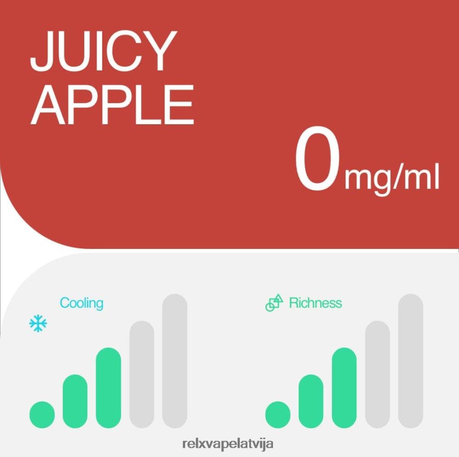 RELX pods flavors - RELX pod pro 2 sulīgs ābols 00TBB25