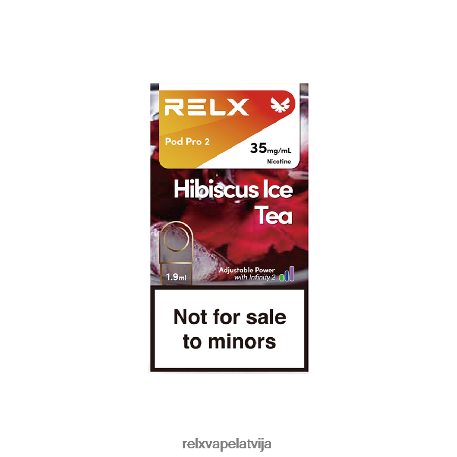 RELX vape kit - RELX pod pro 2 - 3 pākstis hibiska ledus tēja 00TBB111