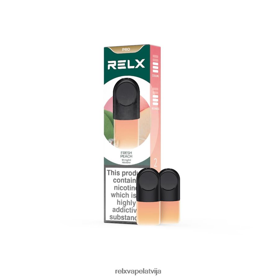 RELX vape kit - RELX pod pro - 2 pākstis svaigs persiks 00TBB10