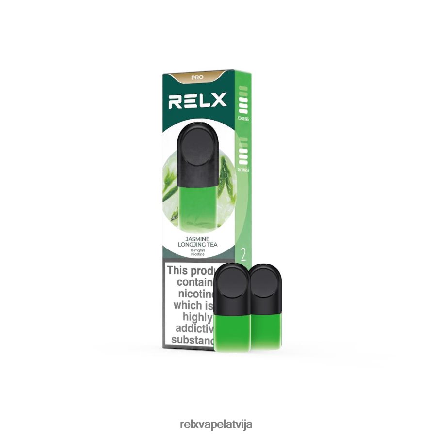 RELX vape pods - RELX pod pro - 2 pākstis jasmīna longjing tēja 00TBB11