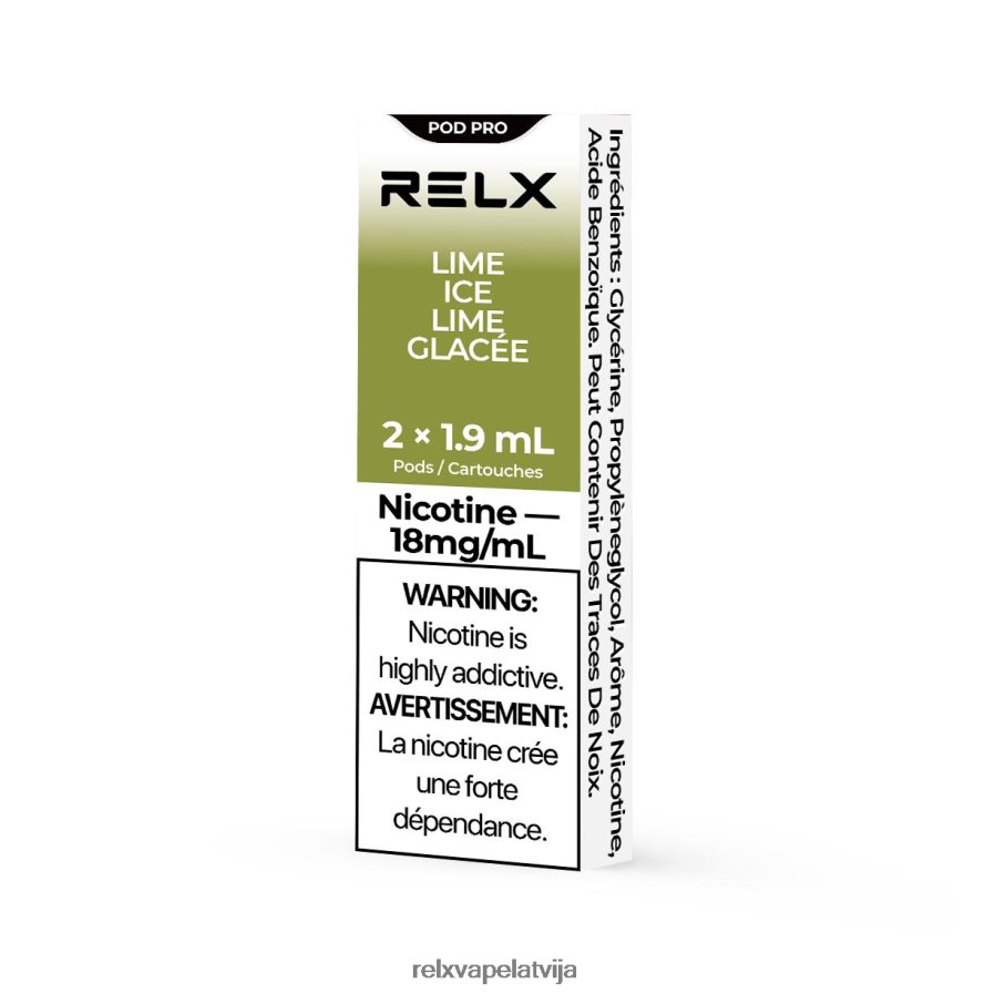 RELX vape price - RELX pod pro - 2 pākstis laima ledus 00TBB24