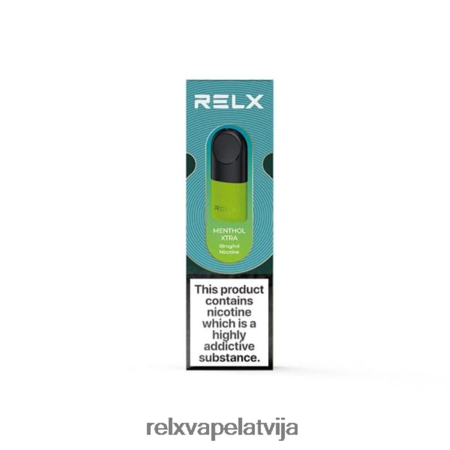 RELX vape Latvija - RELX pod mentols xtra 00TBB32