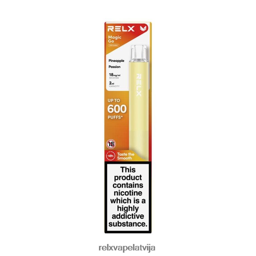 RELX e cig - RELX MagicGo ga600 ananāsu aizraušanās 00TBB39