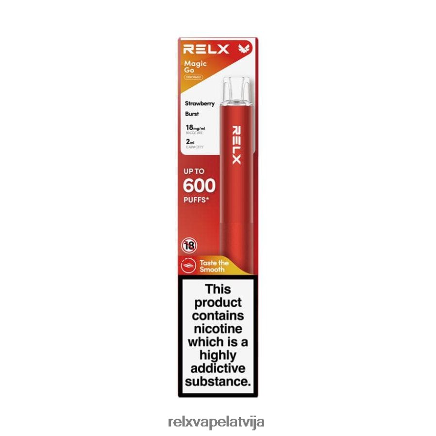 RELX pod price - RELX MagicGo ga600 zemeņu sprādziens 00TBB37