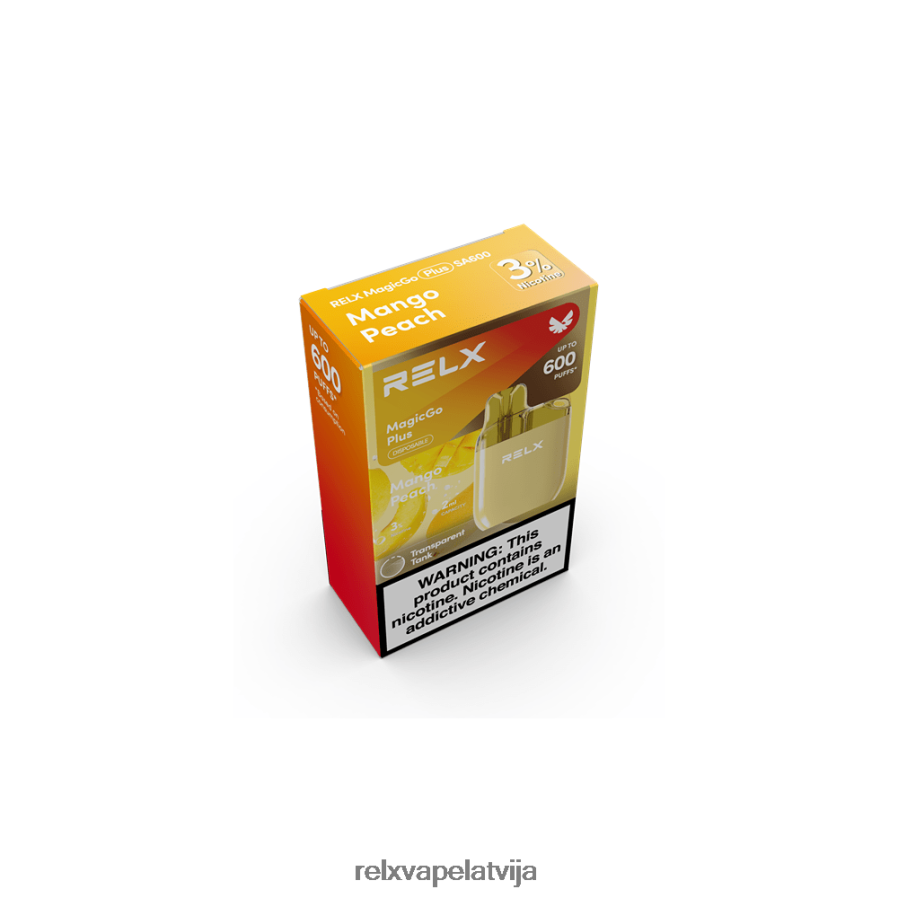 RELX pods flavors - RELX MagicGo plus sa600 mango persiks 00TBB56