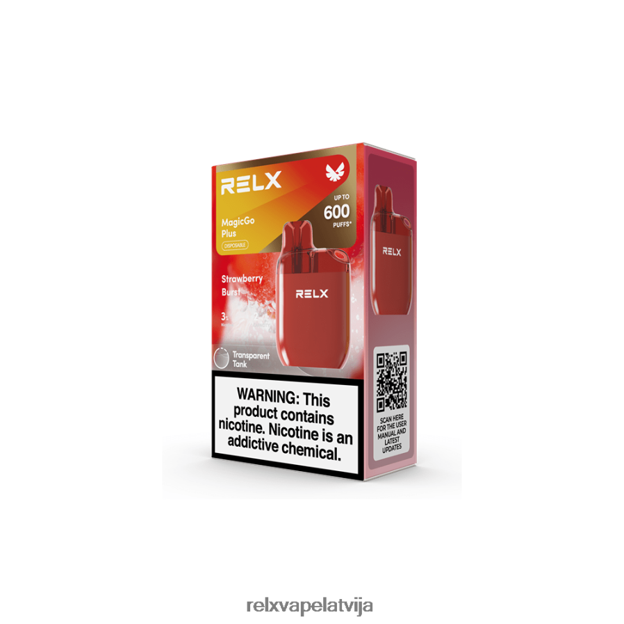 RELX vape pods - RELX MagicGo plus sa600 zemeņu sprādziens 00TBB52