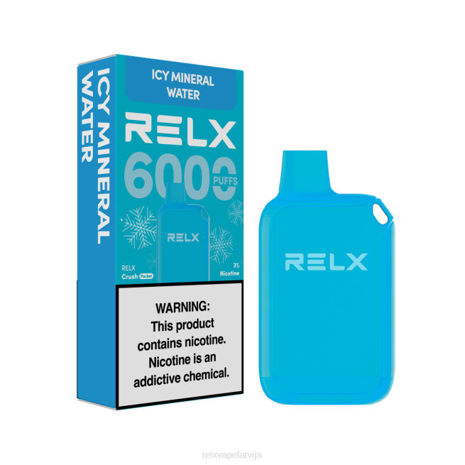 RELX Vape Disposable | ledains minerālūdens RELX Crush Pocket 6000 ledus 2Z0623