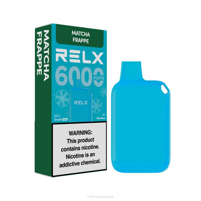 RELX Vape Disposable | matcha frappe RELX Crush Pocket 6000 ledus 2Z0617