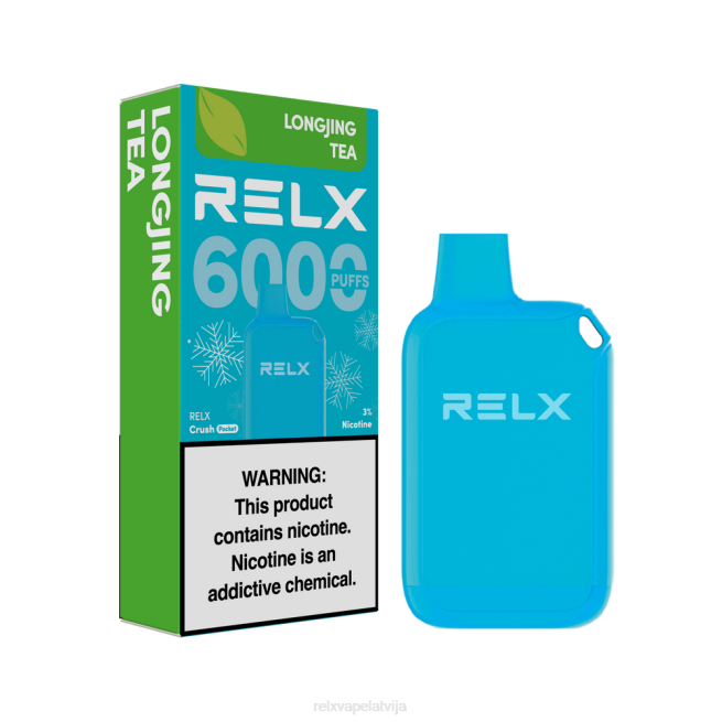 RELX Vape Price | longjing tēja RELX Crush Pocket 6000 ledus 2Z069