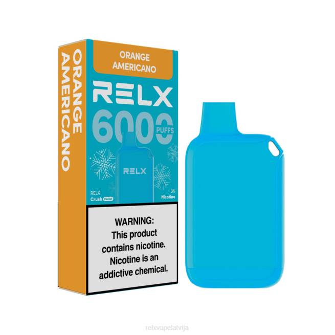 RELX Vape Price | oranžais americano RELX Crush Pocket 6000 ledus 2Z0615